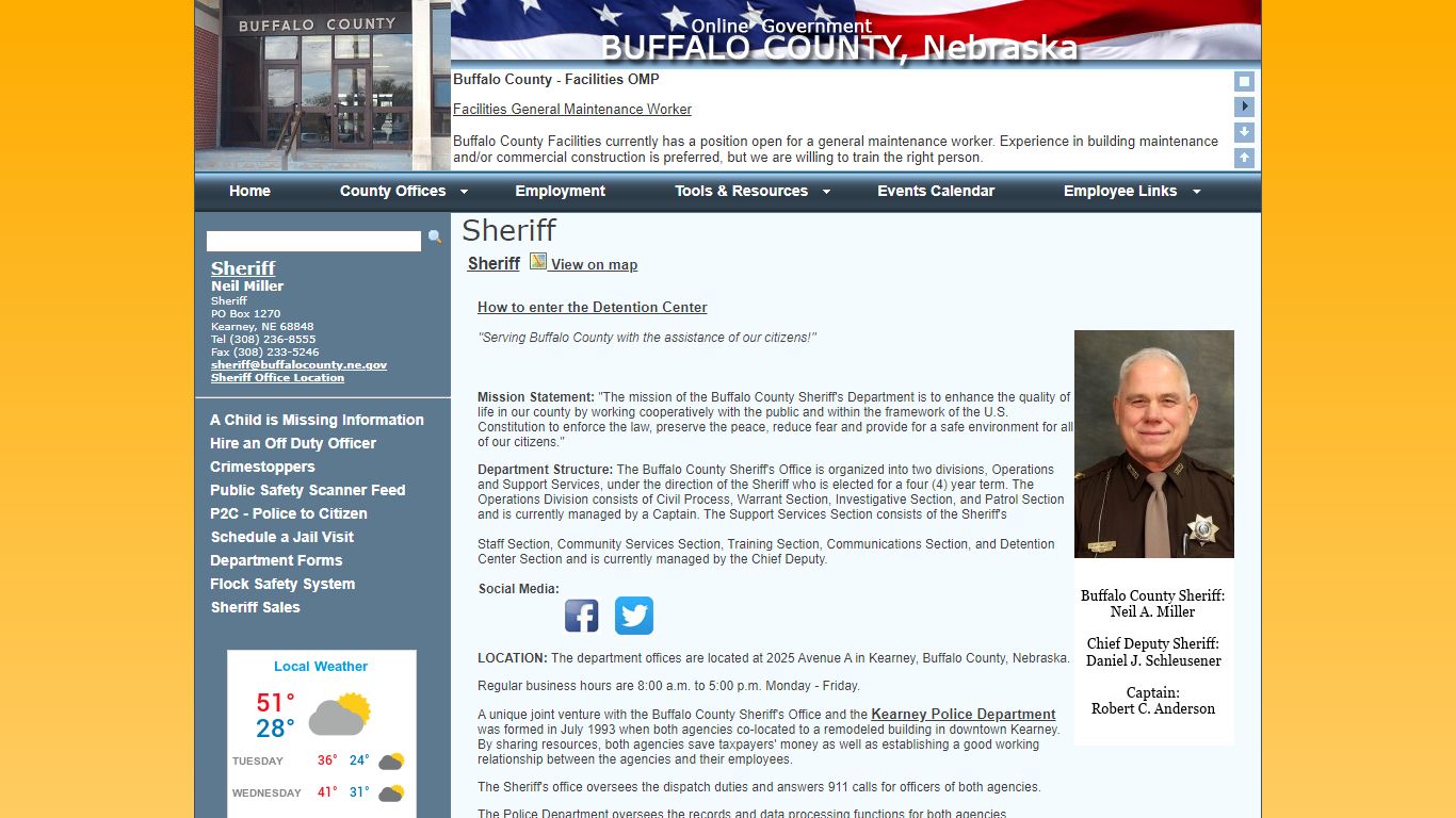 Buffalo County: Sheriff - Nebraska
